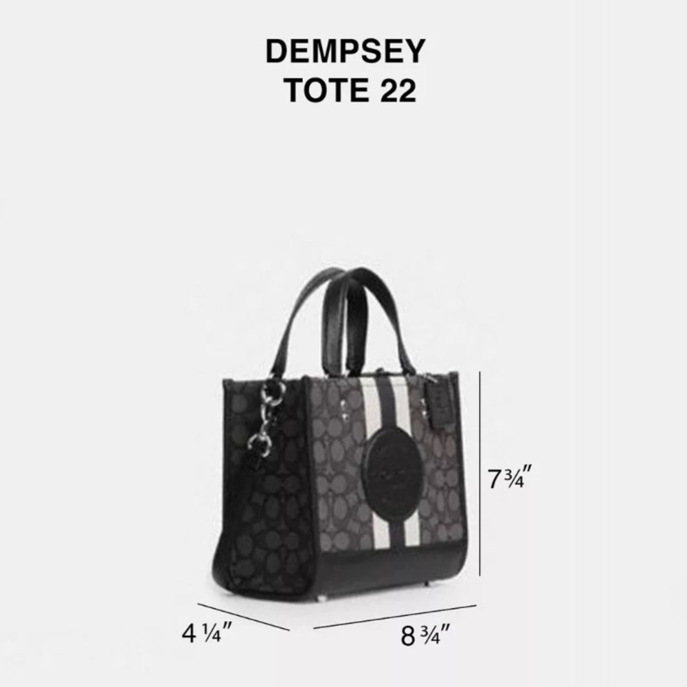 NWT Coach Dempsey Tote Bag 22 in Sunset - Picture 5 of 8
